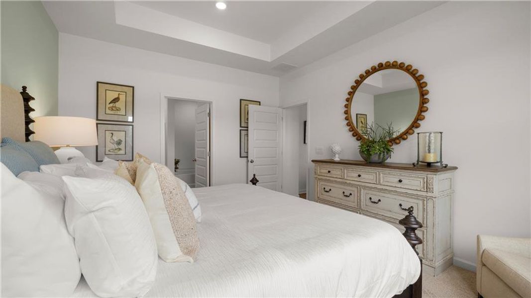 Furnished interior view inside a new home in Fox Crossing, Griffin (Image 6).