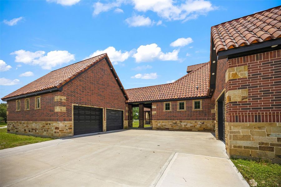 Exterior details and patio area of a home in , Cypress (Image 3).