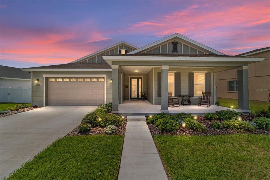 Front exterior of a new home in , Ocala, FL, highlighting curb appeal (Image 24). Front exterior of a new home in , Ocala, FL, highlighting curb appeal (Image 24).