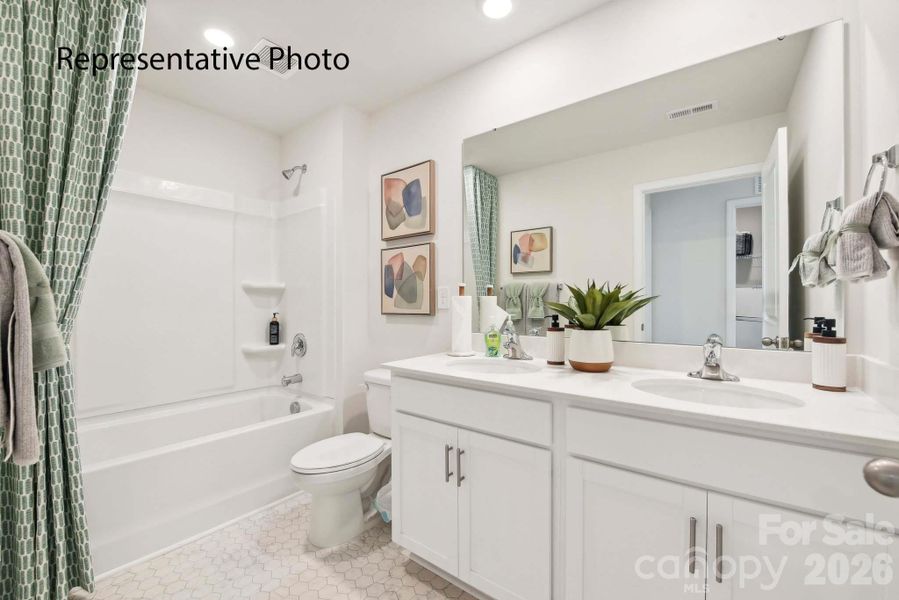 Furnished interior view inside a new home in Fergus Crossing, York (Image 23).