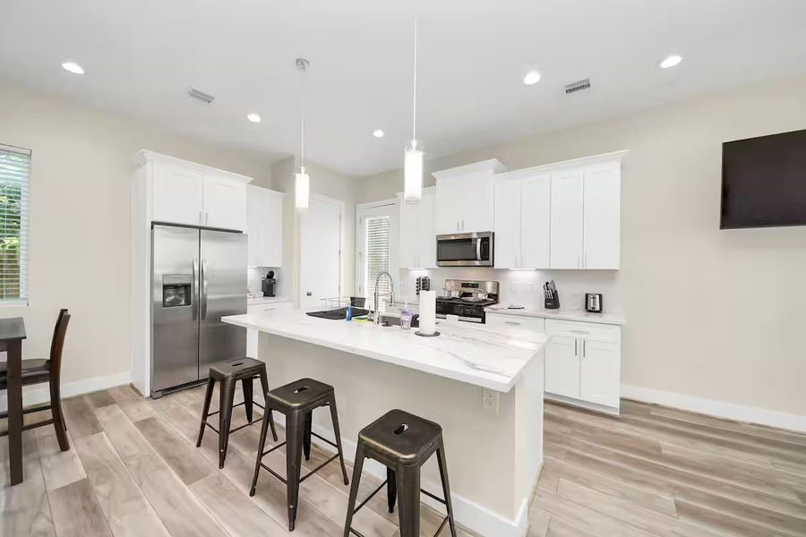 Furnished interior view inside a new home in , Houston (Image 9).