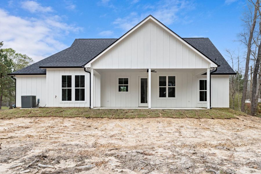 Exterior details and patio area of a home in , Vidor (Image 4). Exterior details and patio area of a home in , Vidor (Image 4).