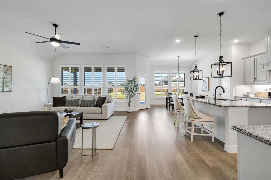 Furnished interior view inside a new home in Lovers Landing, Forney (Image 18).