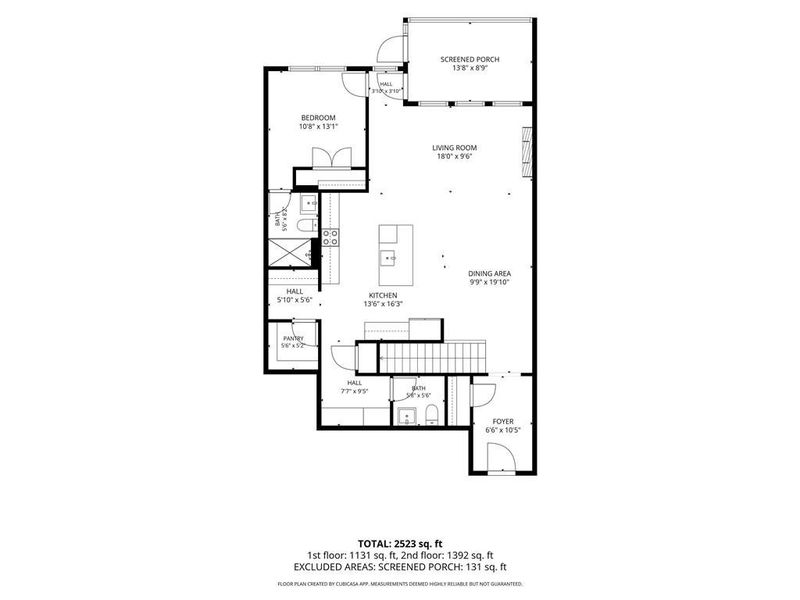 2D floor plan layout of this home in , Flowery Branch, GA (Image 23).