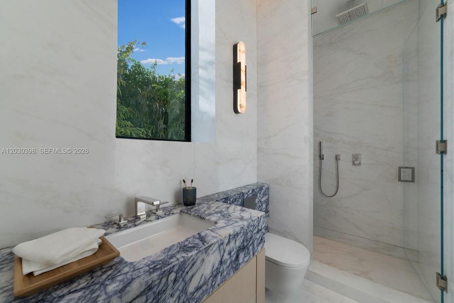 Furnished interior view inside a new home in , Miami Beach (Image 16).