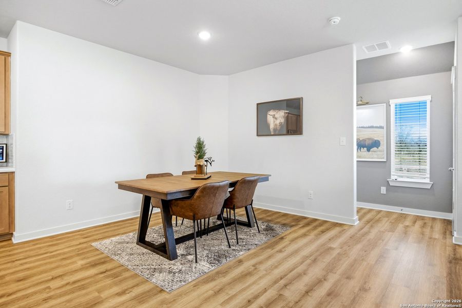 Furnished interior view inside a new home in , New Braunfels (Image 12).