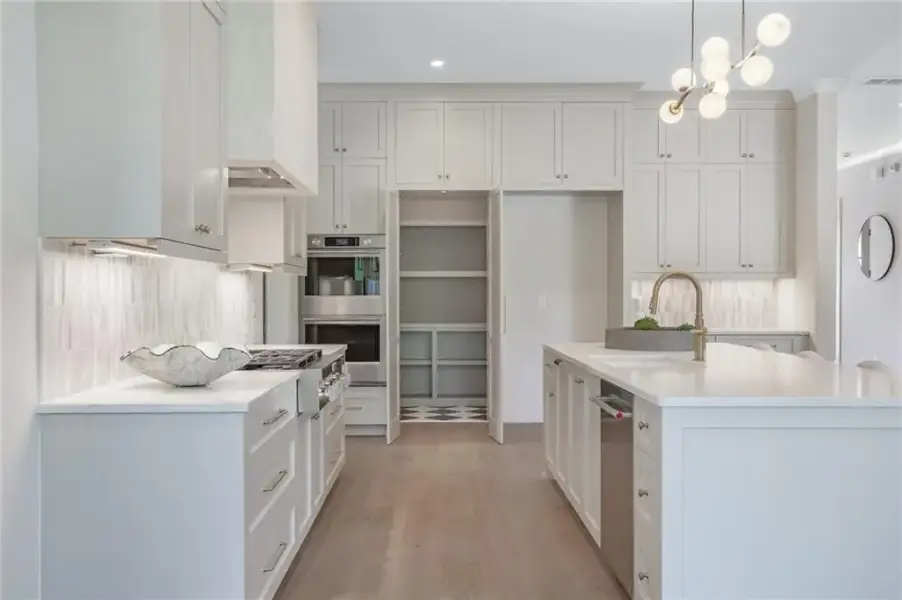 Furnished interior view inside a new home in , Atlanta (Image 6).