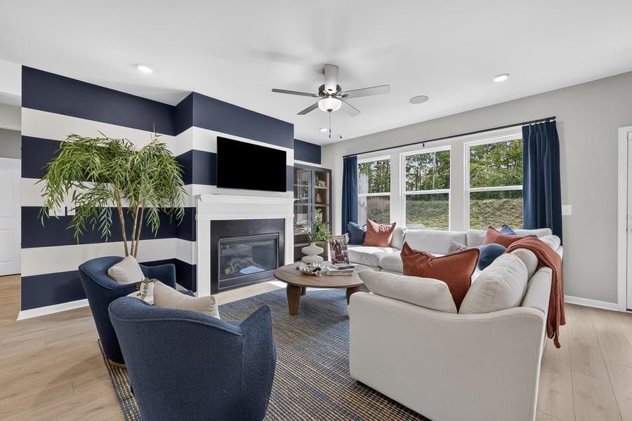 Representative furnished interior of a home built from the Timber by Taylor Morrison in Weatherfield, Buford (Image 6).