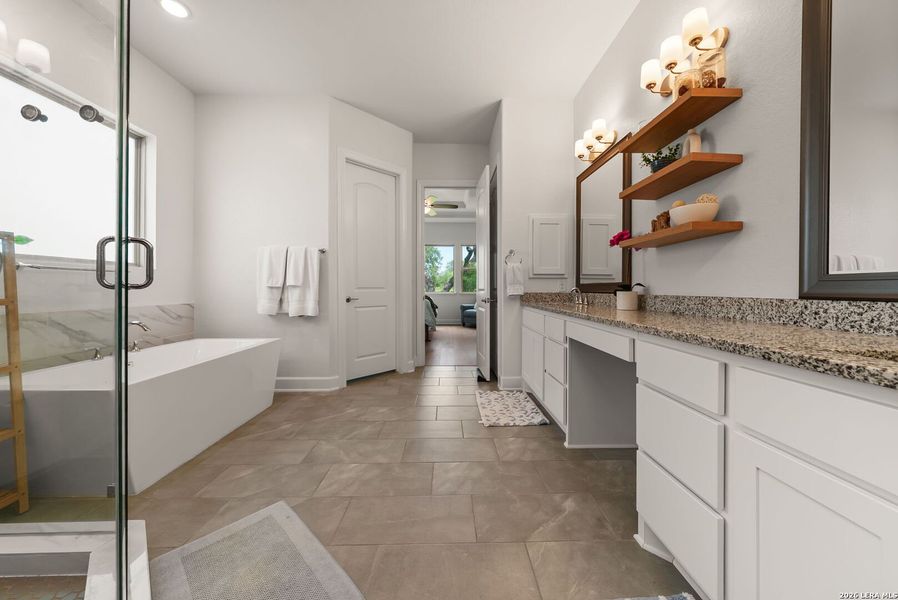 Furnished interior view inside a new home in Legend Park, Castroville (Image 14).