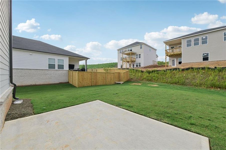 Front exterior of a new home in Preserve at Mountain Creek, Pendergrass, GA, highlighting curb appeal (Image 1).