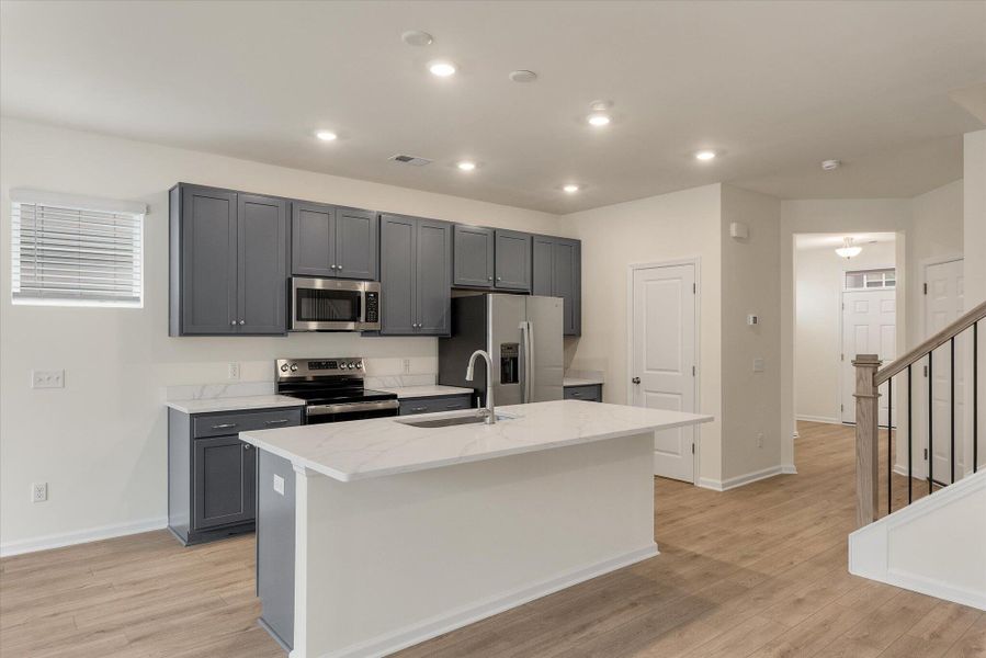 Furnished interior view inside a new home in The Landings at Montague, Goose Creek (Image 16).
