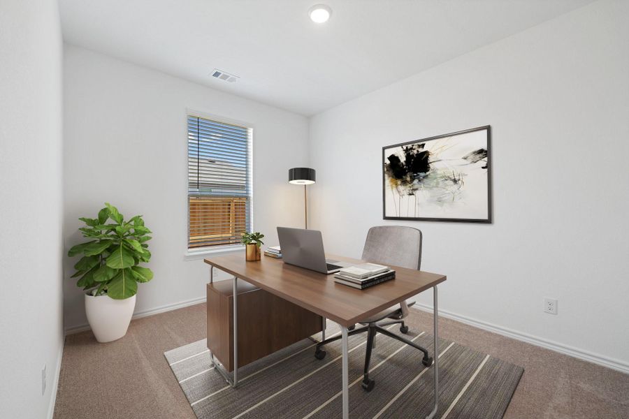 Furnished interior view inside a new home in Windcress, Cove (Image 11).