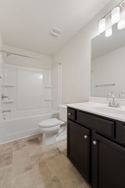 Furnished interior view inside a new home in Miller's Reserve, Winston-Salem (Image 13). Furnished interior view inside a new home in Miller's Reserve, Winston-Salem (Image 13).