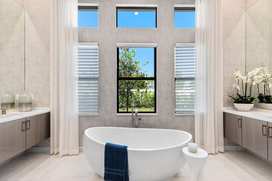 Representative furnished interior of a home built from the Adonis by GL Homes in Apex at Avenir, Palm Beach Gardens (Image 12). Representative furnished interior of a home built from the Adonis by GL Homes in Apex at Avenir, Palm Beach Gardens (Image 12).