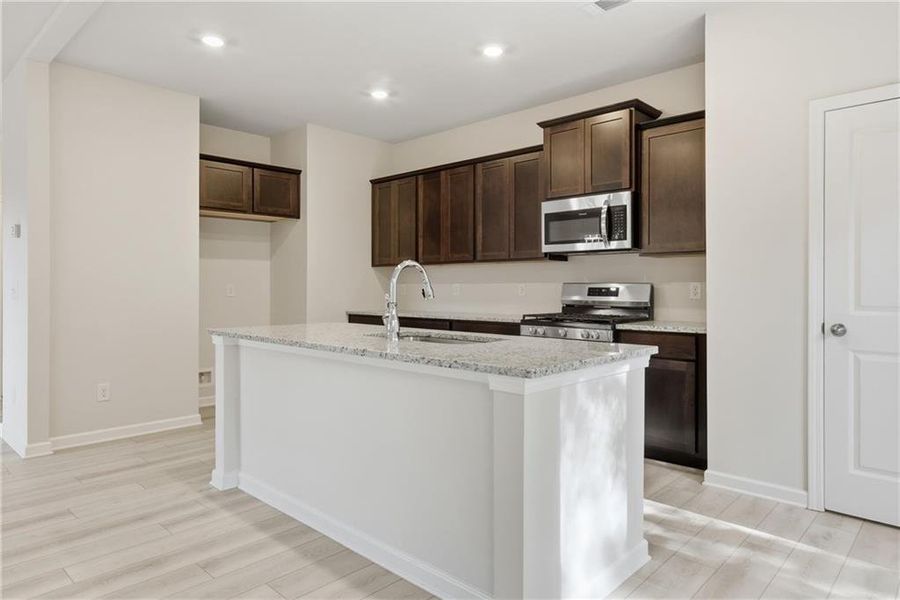 Furnished interior view inside a new home in Castleberry Pointe, Dawsonville (Image 3). Furnished interior view inside a new home in Castleberry Pointe, Dawsonville (Image 3).