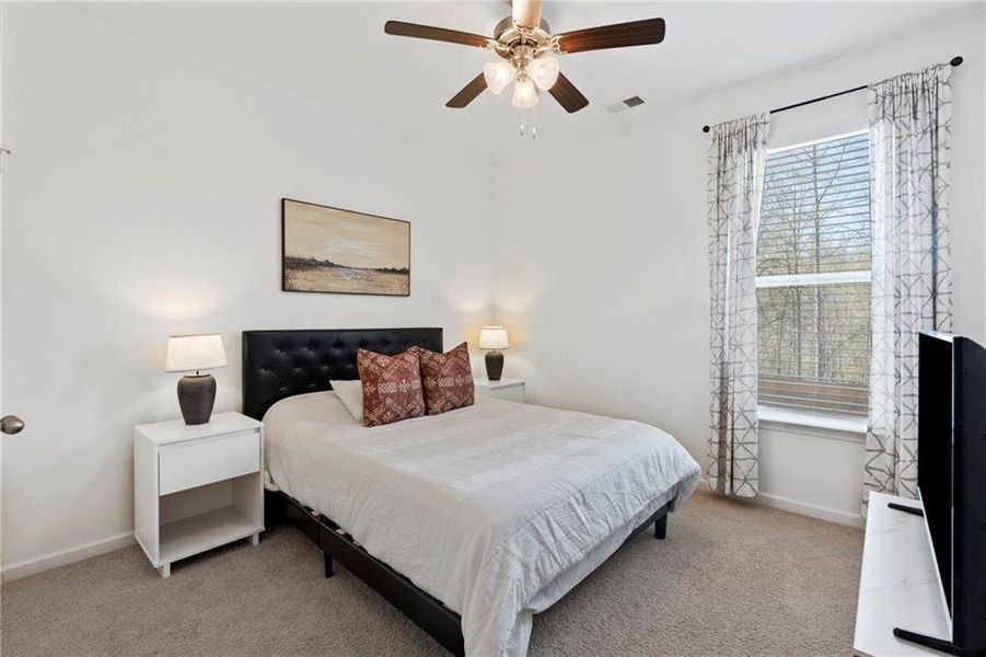 Furnished interior view inside a new home in Water Oak Estates, Lawrenceville (Image 16).