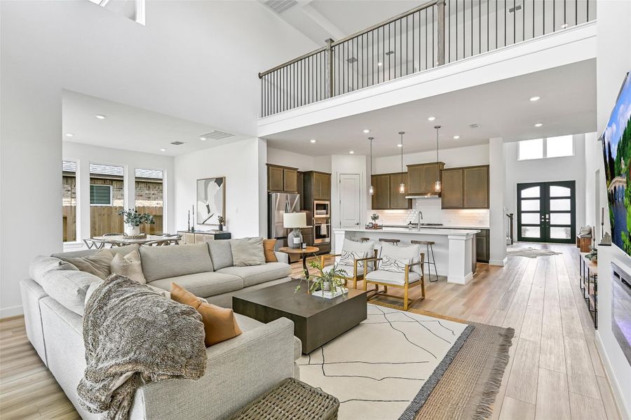 Furnished interior view inside a new home in Avalon at Friendswood, Friendswood (Image 15).