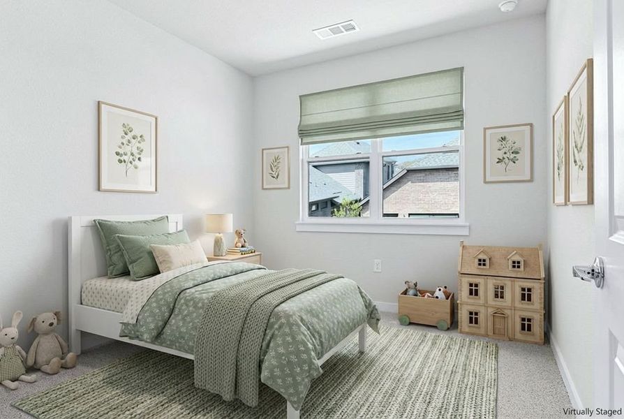 Furnished interior view inside a new home in Willow Grove Townhomes, Melissa (Image 29).