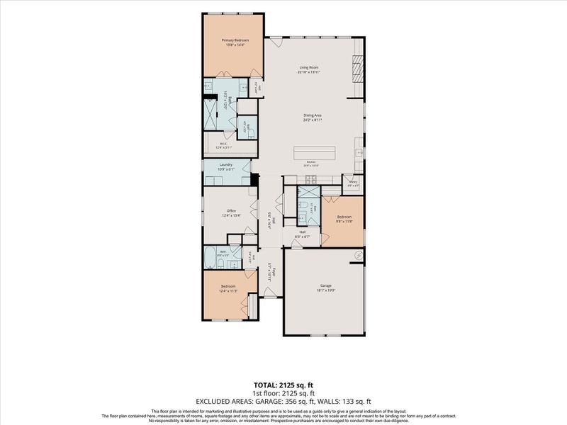 2D floor plan layout of this home in Timber Hollow, Magnolia, TX (Image 5). 2D floor plan layout of this home in Timber Hollow, Magnolia, TX (Image 5).