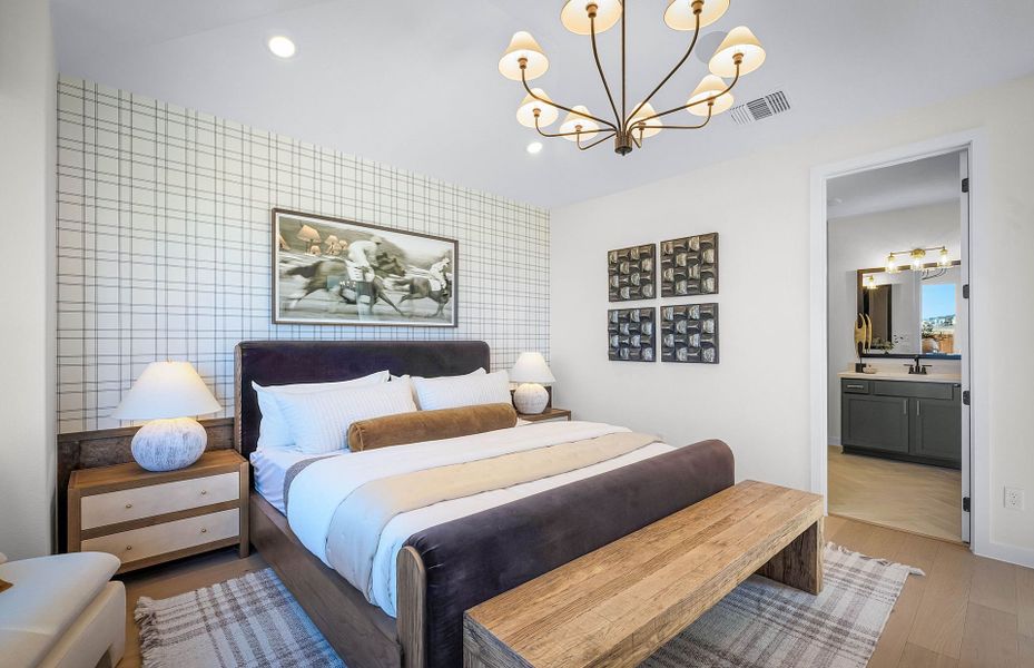 Representative furnished interior of a home built from the Sanford by Pulte Homes in Kuempel Farms, Pflugerville (Image 16).