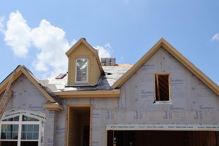 In-progress construction of a new home in Harvest Green - Reserve Collection, Richmond, TX (Image 4). In-progress construction of a new home in Harvest Green - Reserve Collection, Richmond, TX (Image 4).