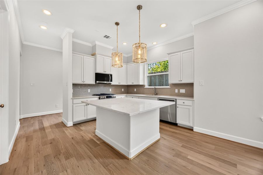 Furnished interior view inside a new home in , Houston (Image 16).