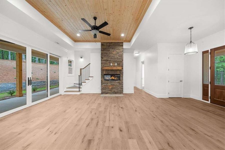 Spacious, unfurnished interior of a new home in , Cornelia (Image 74).