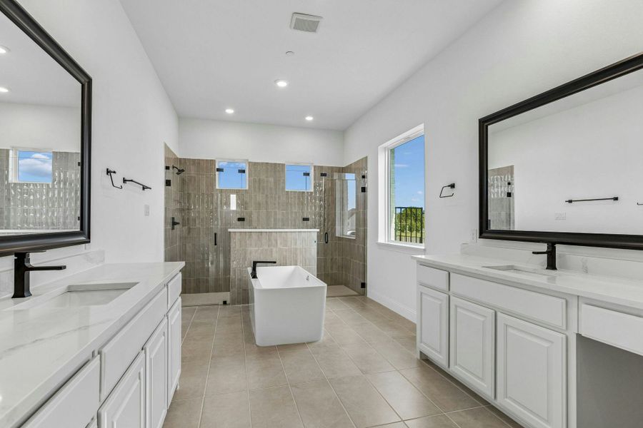 Representative furnished interior of a home built from the Hancock by Kindred Homes in Oak Creek Ranch, Waxahachie (Image 5).