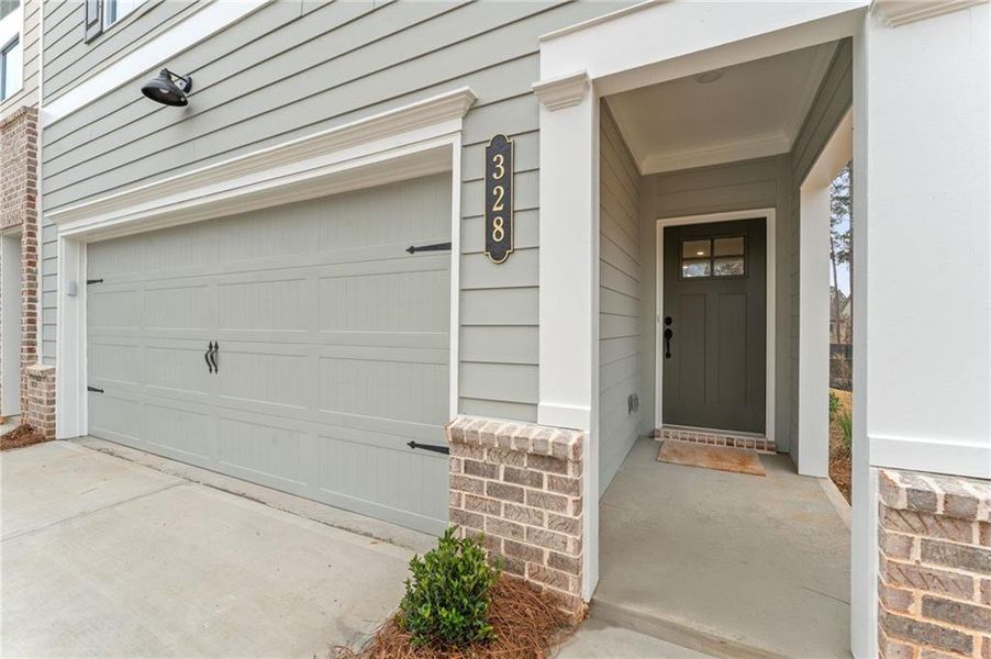 Exterior details and patio area of a home in Cherokee Township, Acworth (Image 4).