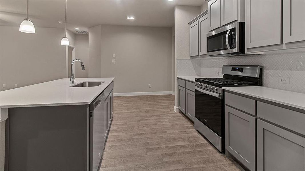 Furnished interior view inside a new home in Parkerville Meadows, DeSoto (Image 6).