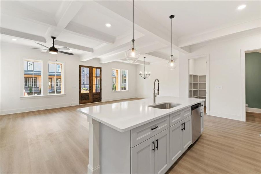 Furnished interior view inside a new home in Trove, Watkinsville (Image 6).