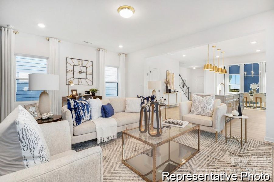 Furnished interior view inside a new home in Colvin Park, Rock Hill (Image 8).