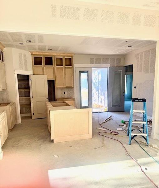 In-progress construction of a new home in , Huntsville, TX (Image 1).