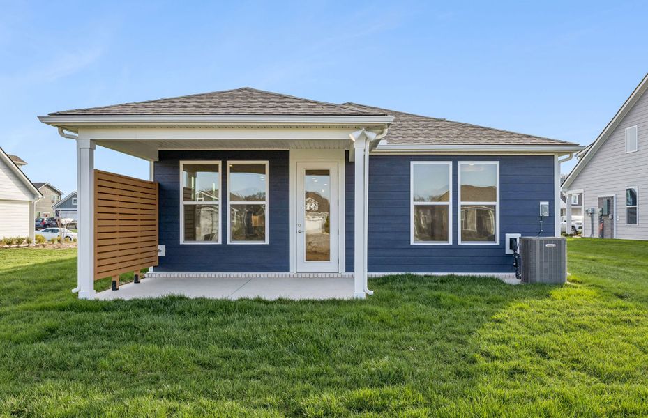 Exterior details and patio area of a home in Del Webb Southern Harmony, Murfreesboro (Image 26).
