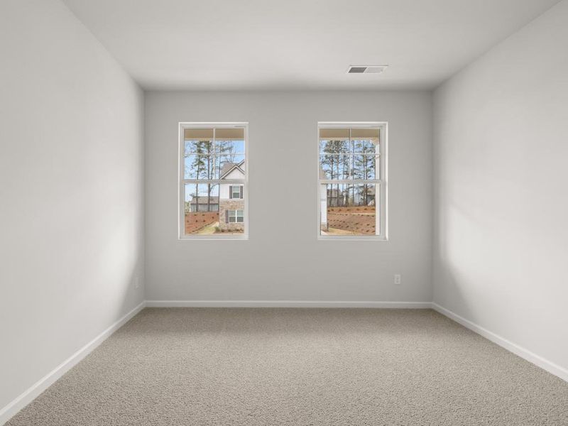 Spacious, unfurnished interior of a new home in Thompson Ridge, Dallas (Image 28). Spacious, unfurnished interior of a new home in Thompson Ridge, Dallas (Image 28).