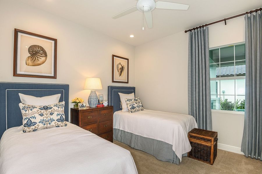 Representative furnished interior of a home built from the Bright Meadow 2 by Neal Communities in Verandah, Fort Myers (Image 12).
