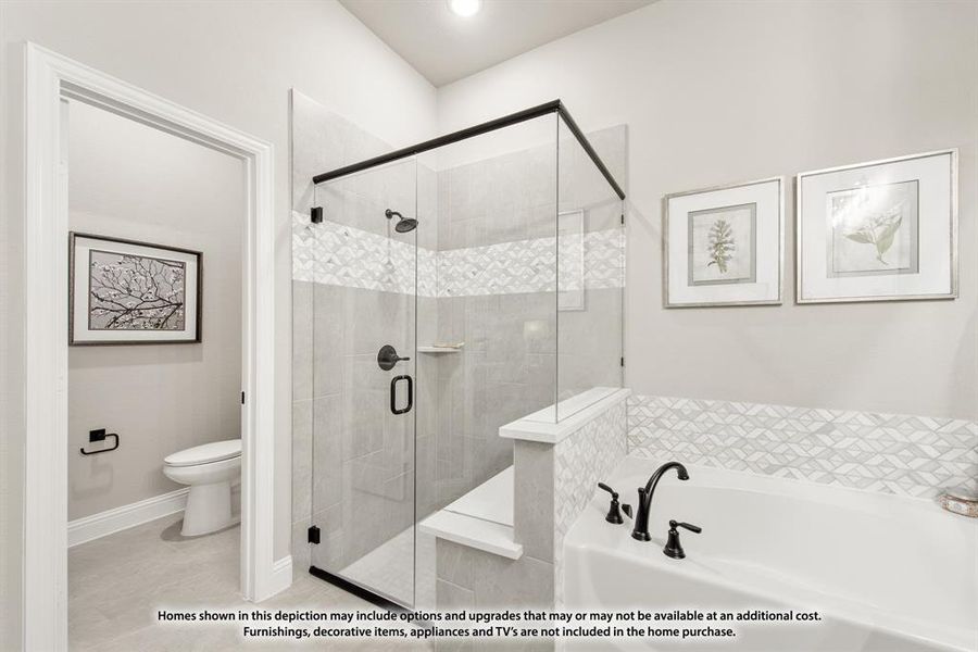 Furnished interior view inside a new home in Union Park, Little Elm (Image 25).