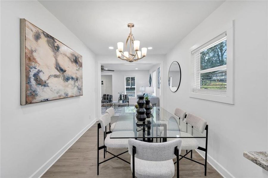 Furnished interior view inside a new home in , Atlanta (Image 11). Furnished interior view inside a new home in , Atlanta (Image 11).