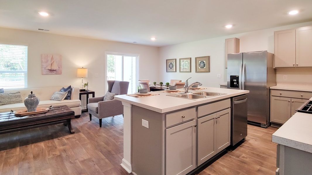 Representative furnished interior of a home built from the HOPKINS by D.R. Horton in Garbon Fields, Summerville (Image 5). Representative furnished interior of a home built from the HOPKINS by D.R. Horton in Garbon Fields, Summerville (Image 5).