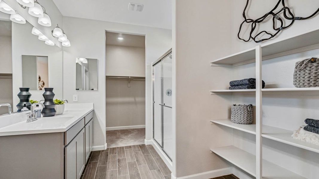 Furnished interior view inside a new home in Desert Moon Estates, Buckeye (Image 19).