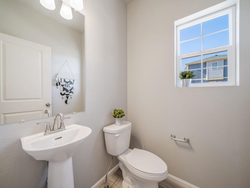 Furnished interior view inside a new home in Thompson River Ranch, Johnstown (Image 23).