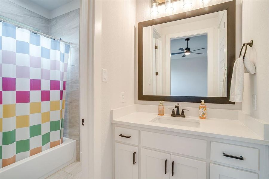 Furnished interior view inside a new home in Santana Ridge - Brock ISD, Weatherford (Image 31).