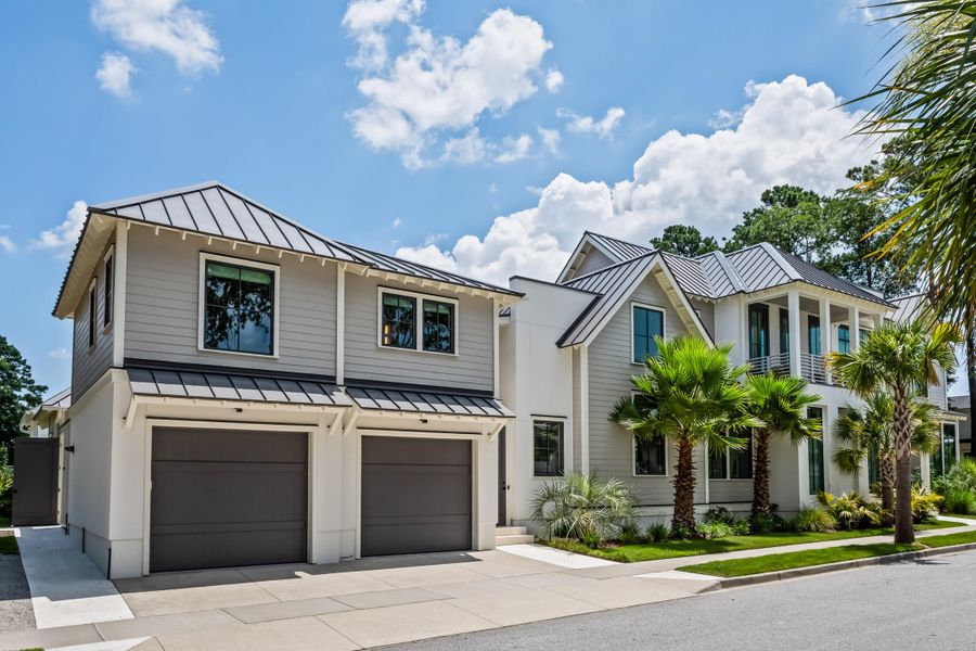 Front exterior of a new home in , Mount Pleasant, SC, highlighting curb appeal (Image 32). Front exterior of a new home in , Mount Pleasant, SC, highlighting curb appeal (Image 32).