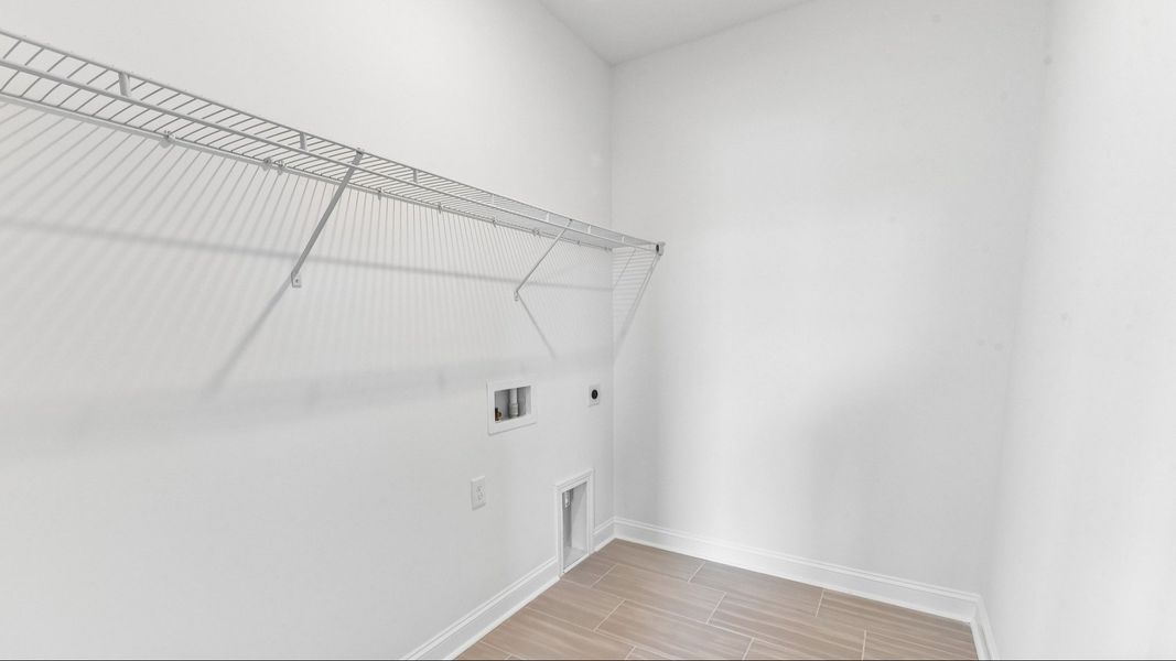 The Stonehaven Plan by DRB Homes in Michaux Gardens - Laundry Room