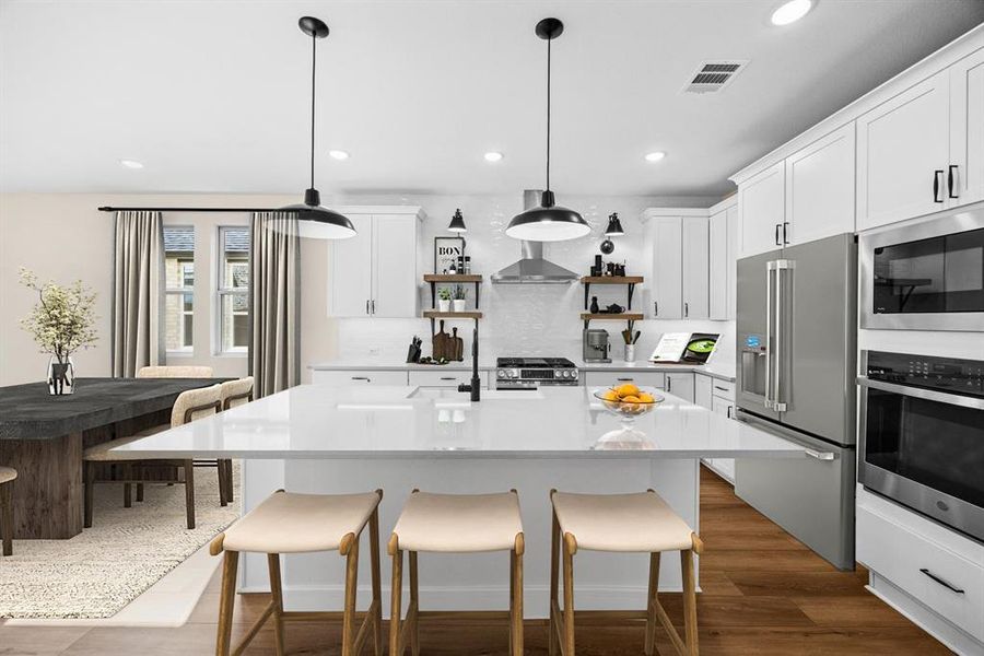 Furnished interior view inside a new home in Heritage Ranch, Sherman (Image 14). Furnished interior view inside a new home in Heritage Ranch, Sherman (Image 14).