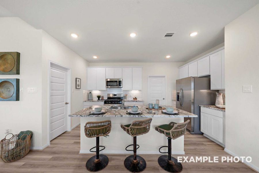 Representative furnished interior of a home built from the The Tierra A by Davidson Homes LLC in Enclave at Newport, Crosby (Image 6).