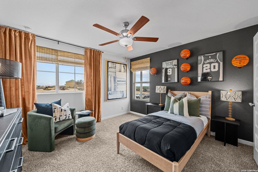 Furnished interior view inside a new home in Mesquite Ridge, San Antonio (Image 10).