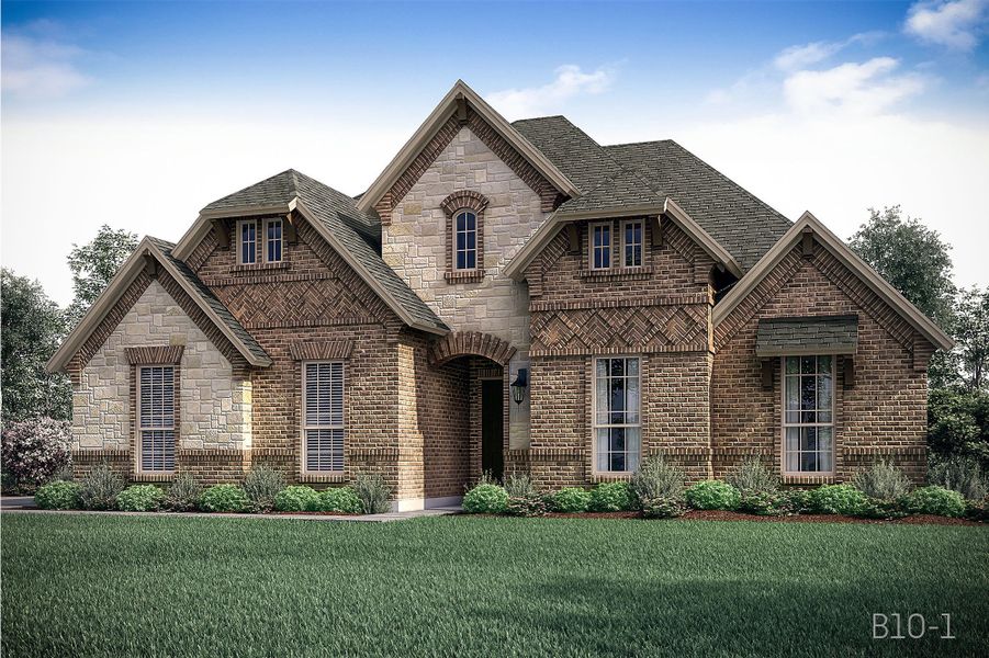 Representative exterior photo of a completed home built from the Hartford by John Houston Homes in Legacy Ranch - Phase 2, Temple, TX (Image 2).