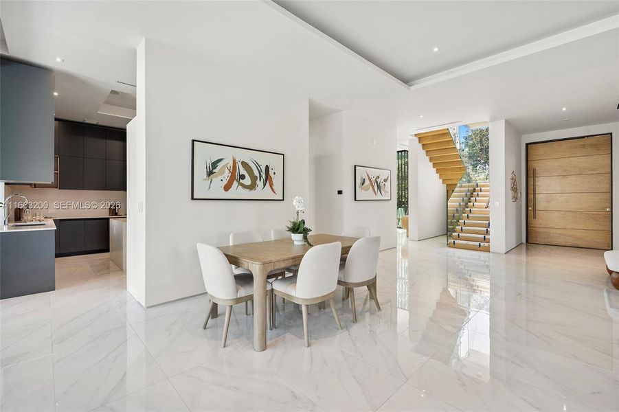 Furnished interior view inside a new home in , Miami Beach (Image 21). Furnished interior view inside a new home in , Miami Beach (Image 21).