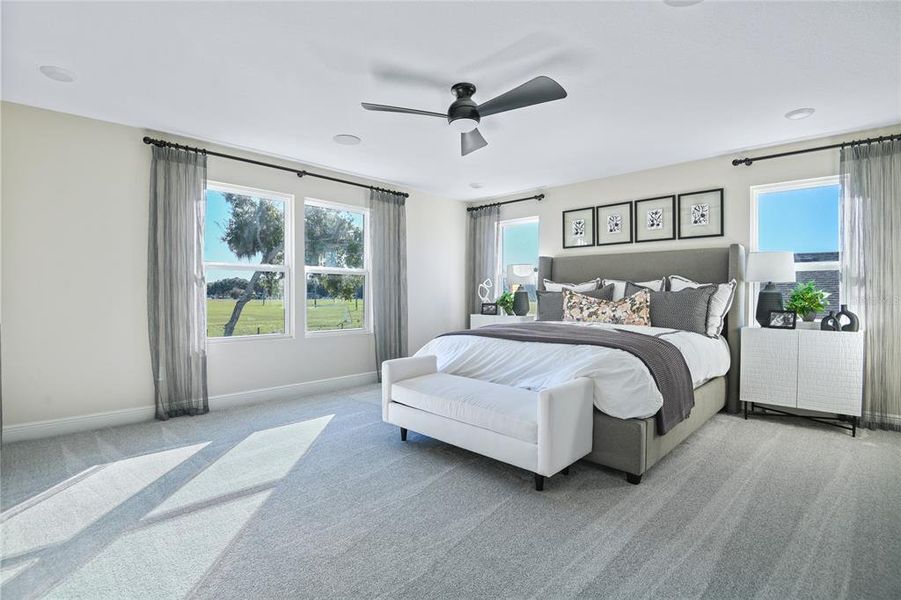 Furnished interior view inside a new home in Seaport Village, Tavares (Image 15).